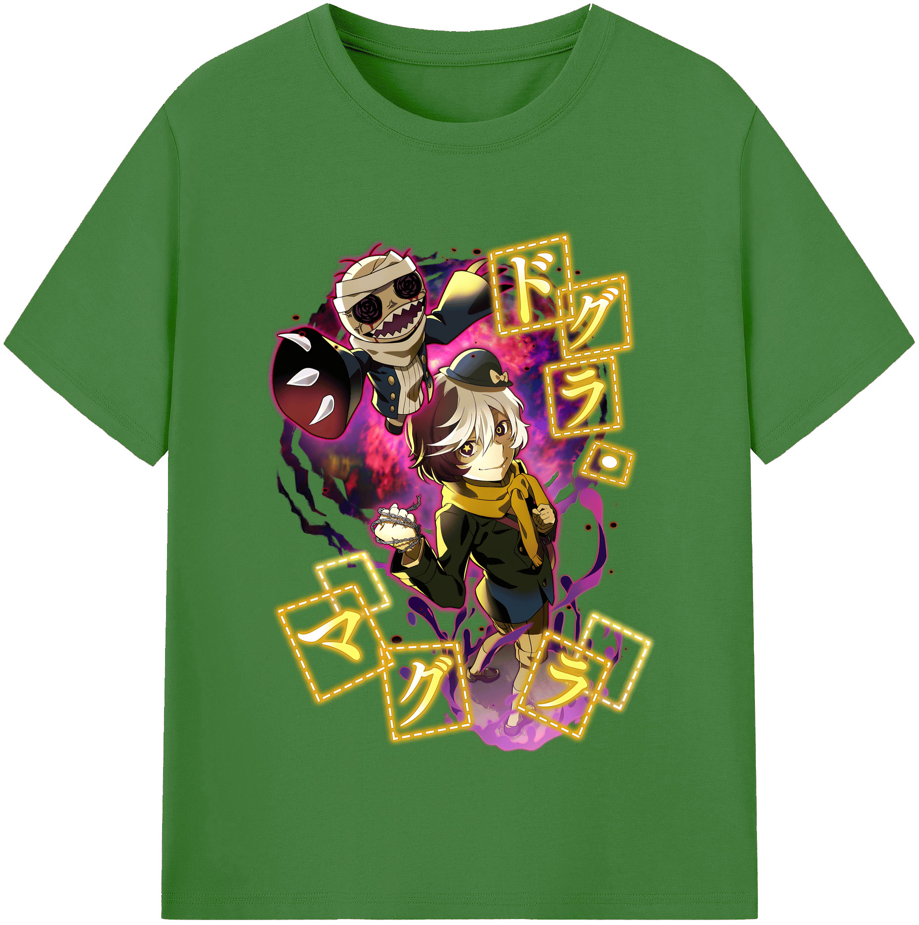 （画像用） 文豪ストレイドッグス Bungo Stray Dogs レディースカジュアルプリントTシャツ（綿100％）
